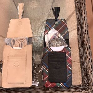 Small travel bags with RFID protection long strap